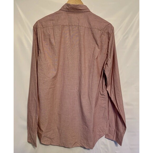 J Crew Classic Flex Washed Red Button Up Long Sleeve Shirt Men’s Small New - Picture 5 of 6